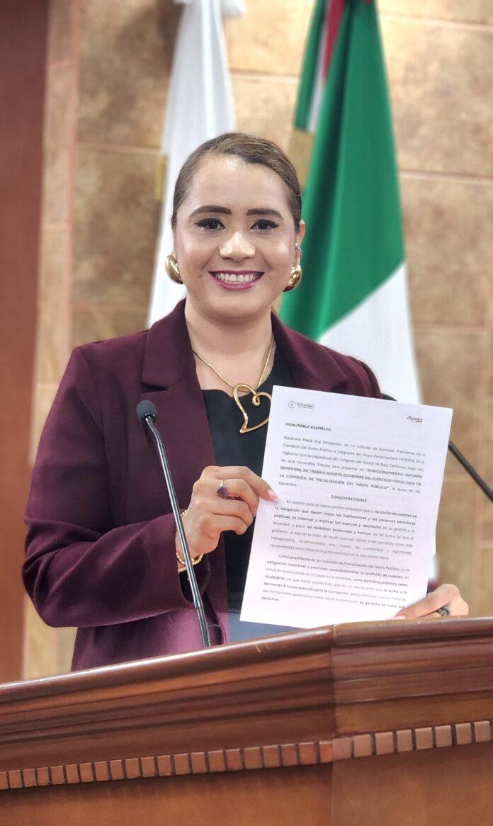 DIPUTADA ALEJANDRA ANG PRESENTA INFORME SEMESTRAL DE TRABAJO DE LA COMISIÓN DE FISCALIZACIÓN. lasnoticias.info DIPUTADA ALEJANDRA ANG PRESENTA INFORME SEMESTRAL DE TRABAJO DE LA COMISIÓN DE FISCALIZACIÓN. lasnoticias.info