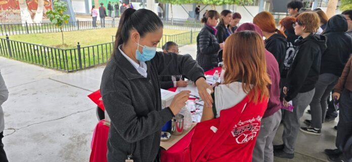 APLICAN VACUNAS CONTRA INFLUENZA Y TÉTANOS EN CONALEP MEXICALI II. lasnoticias.info