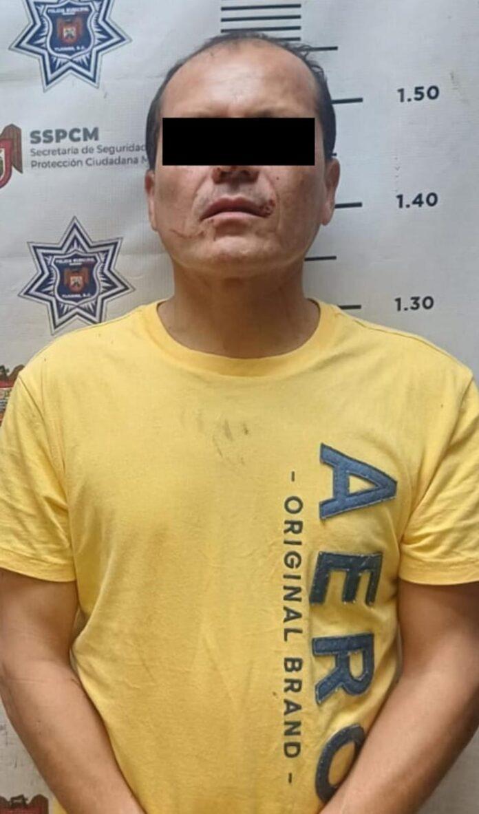 Asegura Policía Municipal a agresor tras activación de Botón Morado.lasnoticias.info