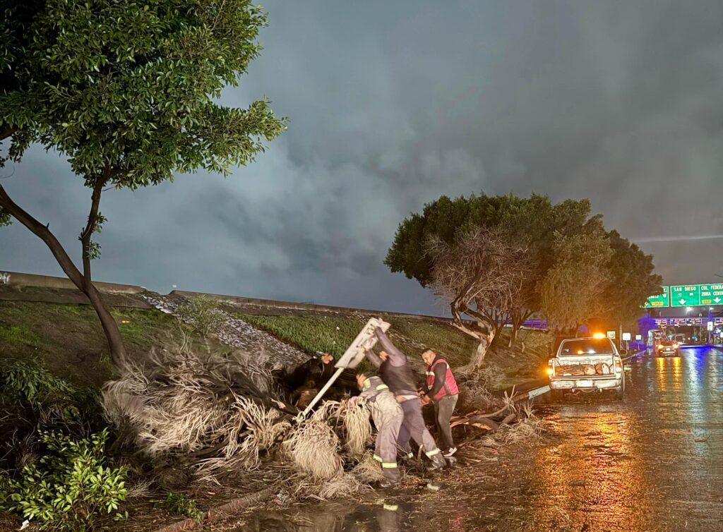 Atiende XXV Ayuntamiento de Tijuana reportes de incidentes por condiciones climáticas.lasnoticias.info