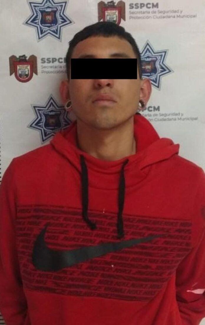 Detiene Policía Municipal a presunto responsable de robo con violencia.lasnoticias.info