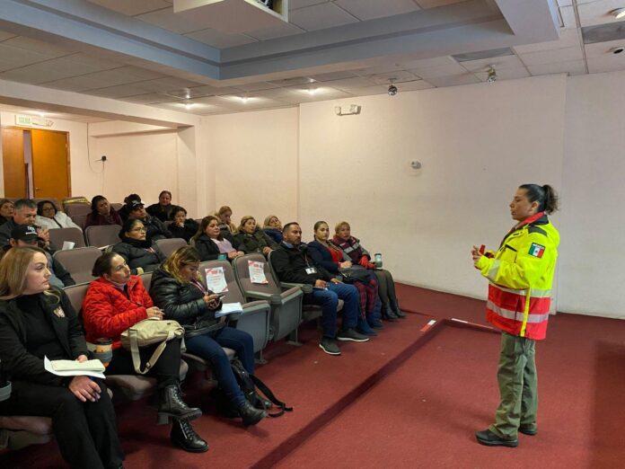 Fomenta Protección Civil Tijuana cultura de la prevención con pláticas informativas.lasnoticias.info