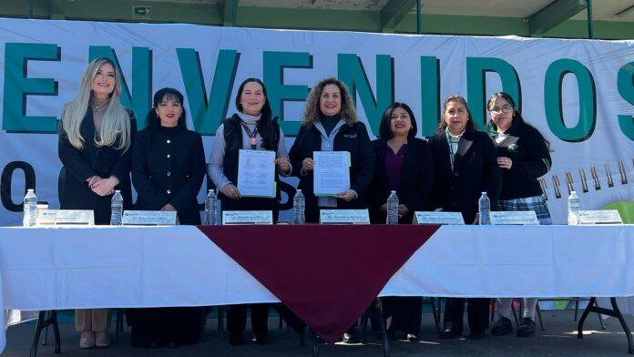 FIRMAN CONVENIO DE COLABORACIÓN CONALEP BC E IMMUJER.lasnoticias.info