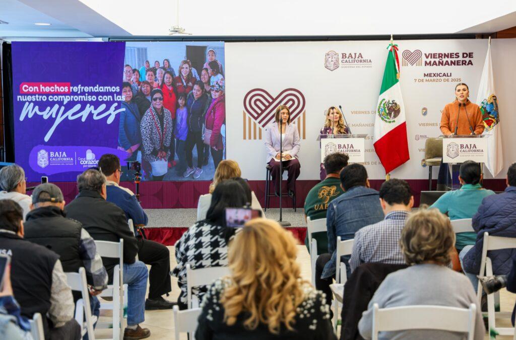 REAFIRMA GOBERNADORA MARINA DEL PILAR COMPROMISO CON EL BIENESTAR DE LAS MUJERES EN EL MARCO DEL 8M.lasnoticias.info
