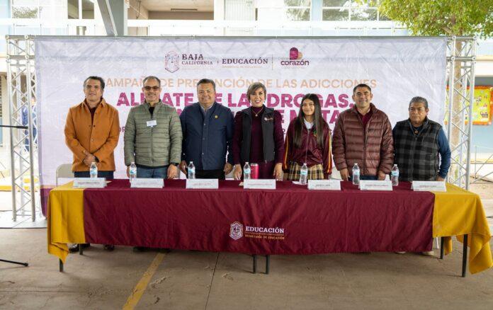 PARTICIPAN ALUMNAS Y ALUMNOS DE SECUNDARIA EN PRIMERA JORNADA NACIONAL DE LA CAMPAÑA “ALÉJATE DE LAS DROGAS. EL FENTANILO TE MATA”.lasnoticias.info