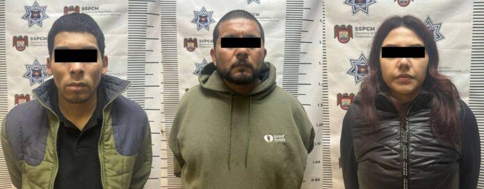 Captura Policía Municipal a tres objetivos prioritarios por la comisión de diversos delitos.lasnoticias.info