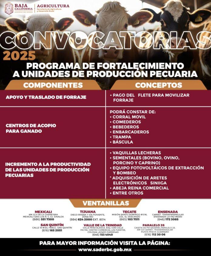 INVITA SADERBC A SOLICITAR APOYOS EN BENEFICIO DEL SECTOR AGROALIMENTARIO Y RURAL DE BAJA CALIFORNIA.lasnoticias.info