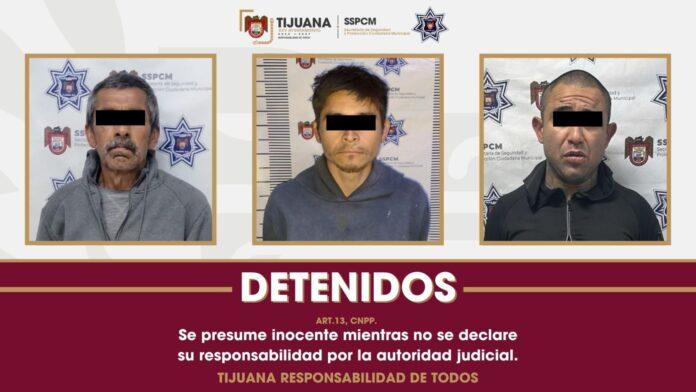 Detiene Policía Municipal a tres personas en posesión de droga.lasnoticias.info