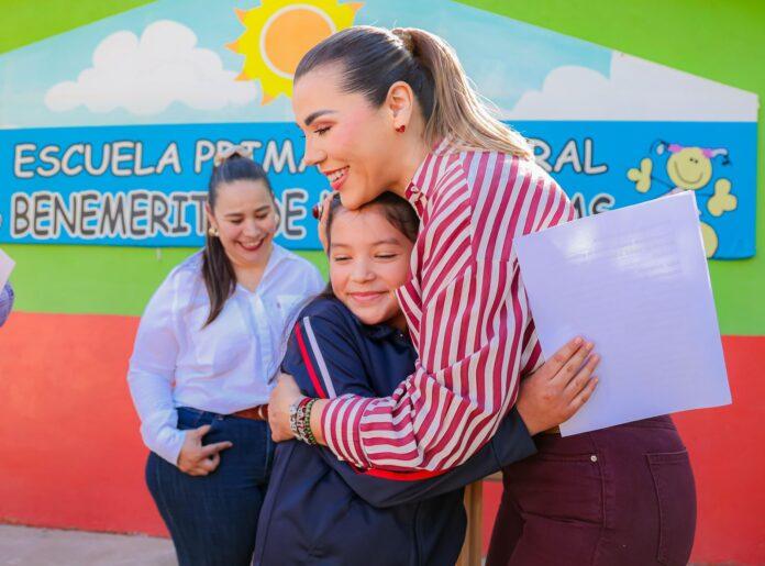 GARANTIZA GOBIERNO DE MARINA DEL PILAR QUE TODAS LAS NIÑAS Y NIÑOS ASISTAN A LA ESCUELA.lasnoticias.info