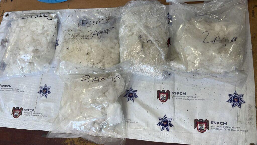Decomisa Policía Municipal cerca de 10 kilos de “cristal” y captura a un sospechoso.lasnoticias.info