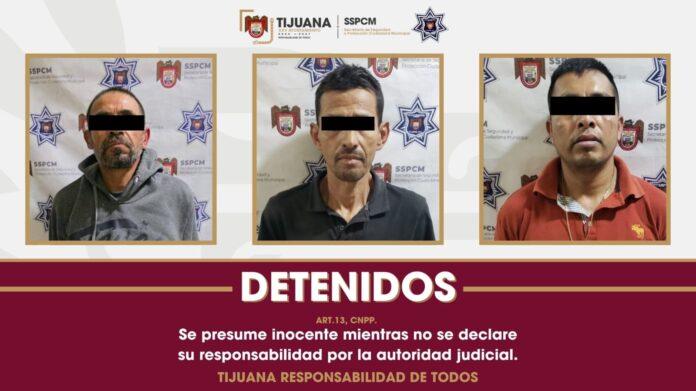Detiene Policía Municipal a tres personas por posesión de arma de fuego
