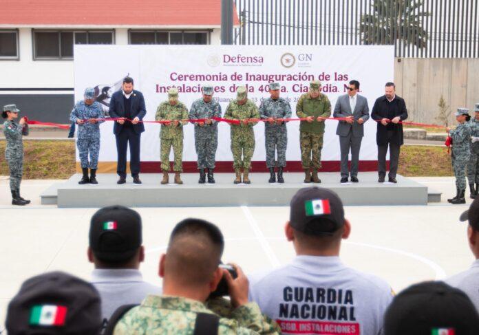 Asiste Ismael Burgueño a la inauguración de la 409 Compañía de Guardia Nacional
