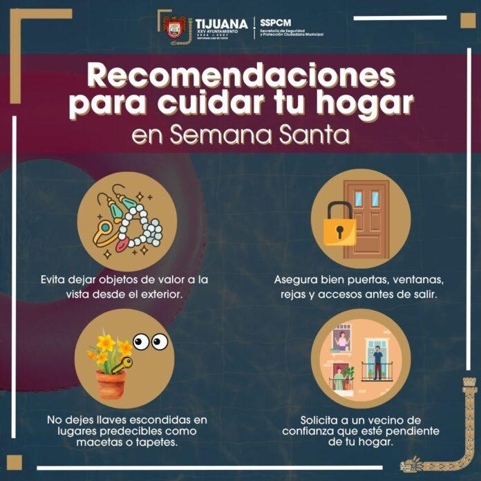 Emite recomendaciones la Secretaría de Seguridad para cuidar los hogares durante vacaciones.lasnoticias.info