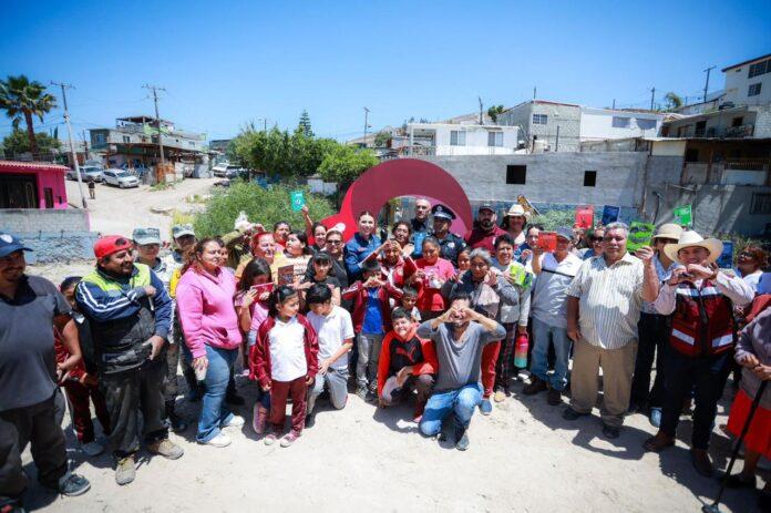 BIENESTAR, OBRAS Y APOYO A EMPRENDEDORES LLEGA A ALTIPLANO EN TIJUANA CON PROGRAMA “CORAZONES” DE LA GOBERNADORA MARINA DEL PILAR.lasnoticias.info