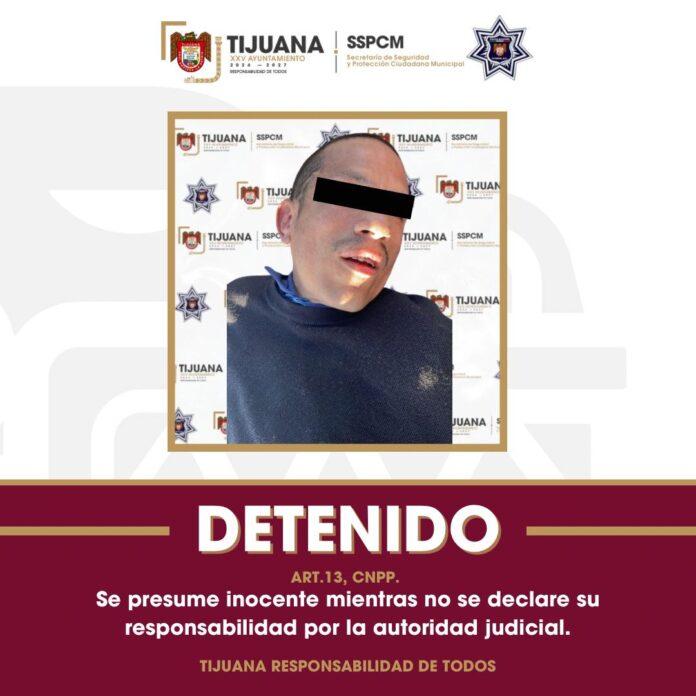 Asegura la Policía Municipal de Tijuana a responsable de robo de vehículo con violencia.lasnoticias.info