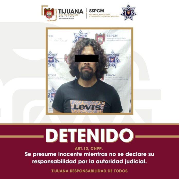 La Secretaría de Seguridad y Protección Ciudadana Municipal detuvo a José Rene 