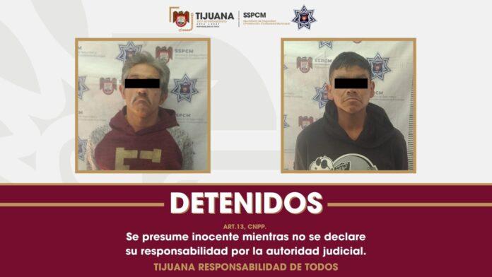 Captura Policía Municipal a dos sujetos por robo con violencia