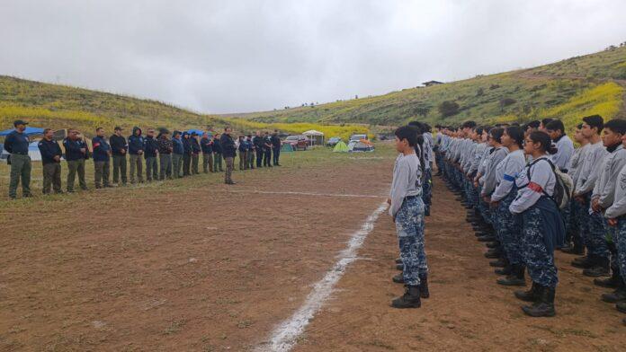 Concluyen con éxito 70 jóvenes de la Policía Juvenil campamento formativo en valores, habilidades y trabajo en equipo