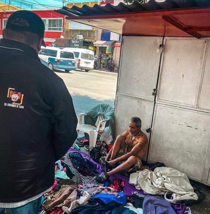 Realiza XXV Ayuntamiento de Tijuana recorridos de inspección para el ordenamiento del comercio ambulante en el primer cuadro de la ciudad