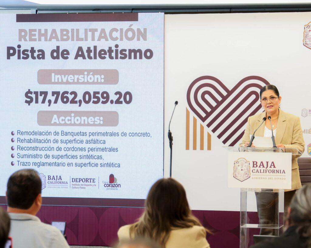 REHABILITACIÓN DE LA CIUDAD DEPORTIVA DE MEXICALI FORTALECERÁ EL DESARROLLO DE TALENTOS EN BC: GOBERNADORA MARINA DEL PILAR.lasnoticias.info