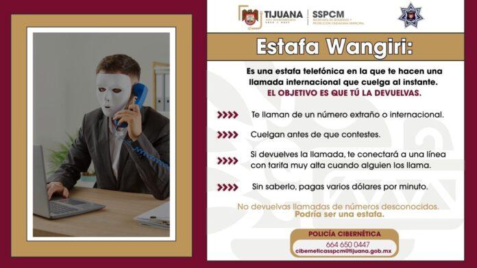 Alerta SSPCM y emite recomendaciones a la ciudadanía para evitar estafa Wangiri.lasnoticias.info
