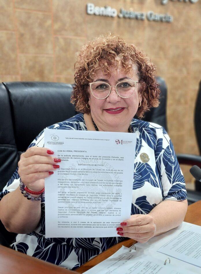 LA SEGURIDAD PÚBLICA ES EL MAYOR RETO DE TECATE: DIPUTADA MAYTHÉ MÉNDEz .lasnoticias.info