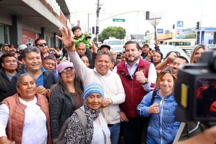 Recorre Ismael Burgueño colonias beneficiadas con el programa ‘Tijuana, Ciudad Limpia’.lasnoticias.info