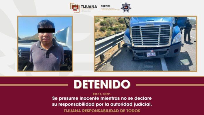 se logró el aseguramiento del conductor de un tráiler.lasnoticias.info