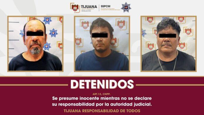 Detiene Policía Municipal a tres personas en posesión de droga