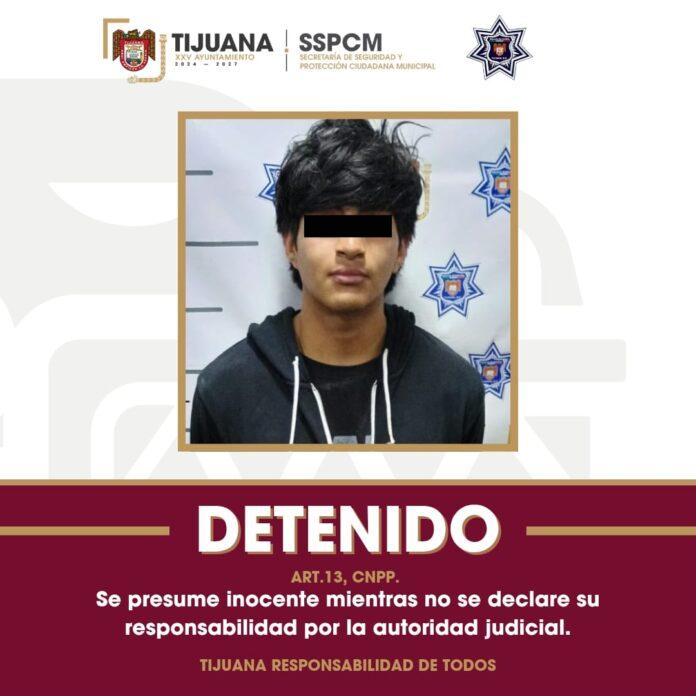 Detiene Policía Municipal a joven en posesión de droga que estaría relacionado con diversos robos a comercio