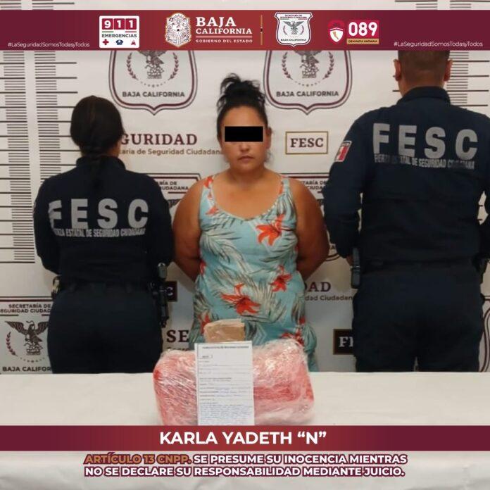 FUERZA ESTATAL ASEGURA MÁS DE 2 KG DE METANFENTAMINA; HAY UNA MUJER DETENIDA.lasnoticias.info