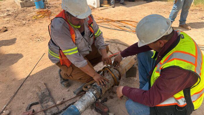 REFUERZAN INFRAESTRUCTURA DE AGUA POTABLE EN EJIDO MÉXICO CON NUEVA TUBERÍA DE PVC.lasnoticias.info