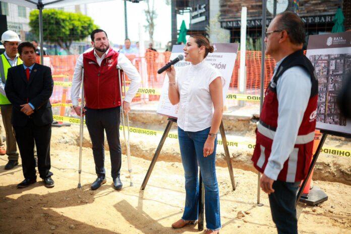 REFUERZA MARINA DEL PILAR LA ESTRATEGIA CORAZONES EN TIJUANA CON MÁS CALLES PAVIMENTADAS Y REDES DE AGUA.lasnoticias.info