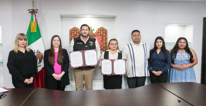 Fortalece Gobierno Municipal lazos con instituciones educativas a través de convenio con el Centro Educativo California