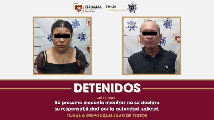 Coordinación entre Policía Municipal y fuerzas federales permite detención de dos personas presuntamente relacionadas con hechos delictivos en Tecate