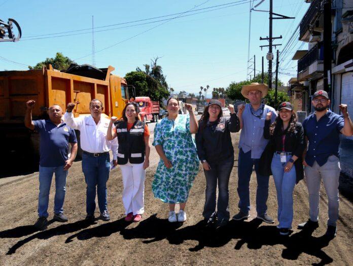 Inicia Gobierno Municipal de Tijuana con obra de reencarpetado con mezcla asfáltica en la Zona Norte