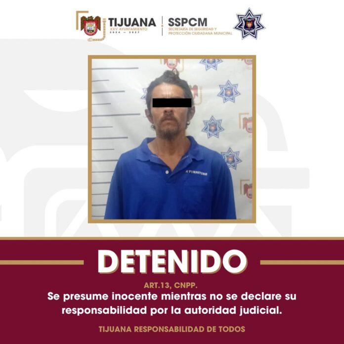 Captura Policía Municipal de Tijuana a acusado de extorsión en flagrancia