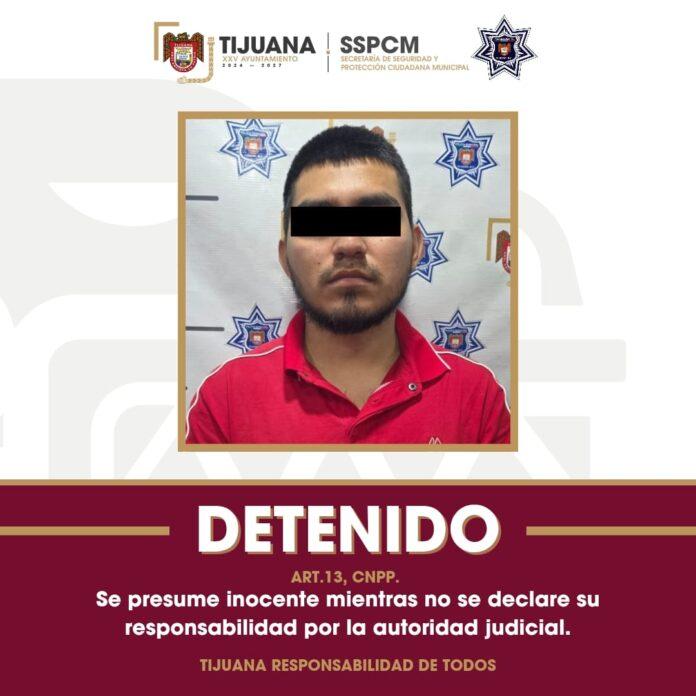 Detiene Policía Municipal a hombre por intento de privación ilegal de la libertad de su ex pareja sentimental