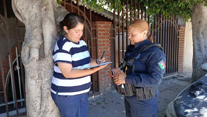 Da seguimiento Policía Municipal de Tijuana a Comités de Seguridad Ciudadana en la colonia Zona Centro