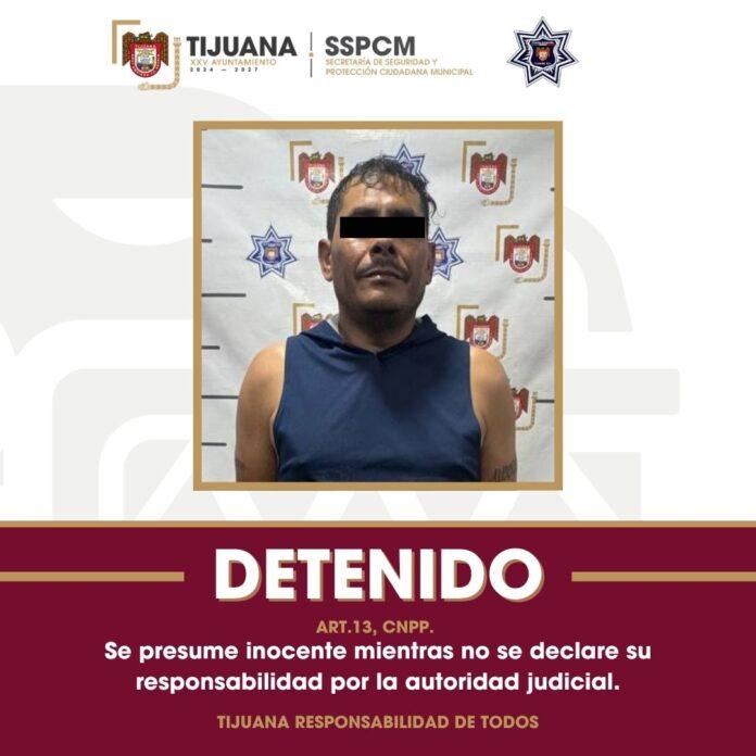 Atiende Policía Municipal de Tijuana reporte de privación ilegal de la libertad y captura a uno de los presuntos responsables
