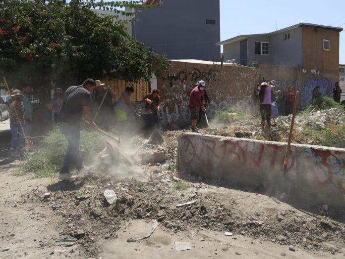 Impacta Gobierno Municipal a 11 mil 500 personas con acciones de ‘Tijuana: Ciudad Limpia’ en tres delegaciones