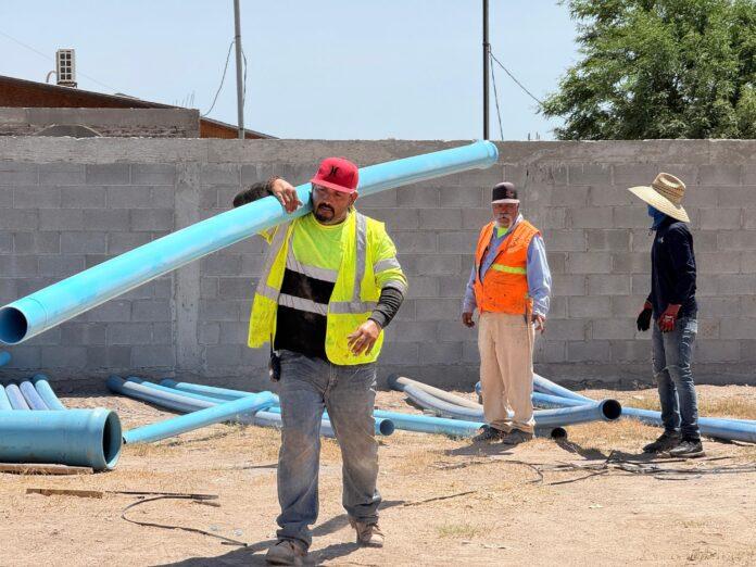 AMPLIÓ CESPM RED DE AGUA POTABLE EN EL POBLADO LÁZARO CÁRDENAS LA 28 COMO PARTE DEL PROGRAMA “CORAZONES”.lasnoticias.info