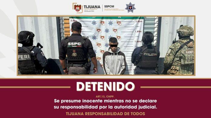 Asegura Policía Municipal en coordinación con otras corporaciones a sujeto tras cometer asalto