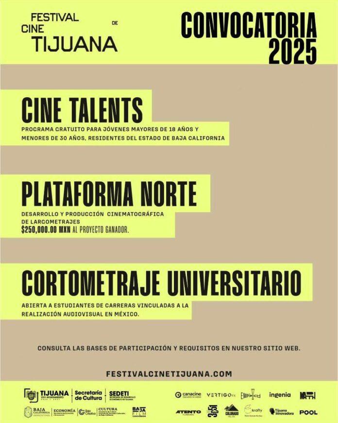 Reitera Gobierno Municipal de Tijuana llamado a participar en las convocatorias del Festival de Cine en sus últimos días