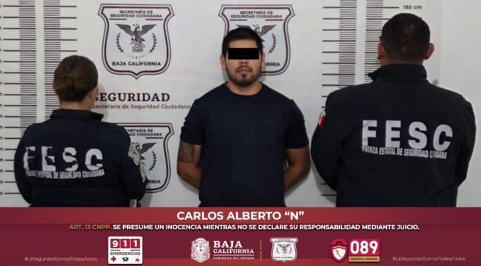 ASEGURA FUERZA ESTATAL A PRESUNTOS NARCOMENUDISTAS EN MEXICALI Y ENSENADA.lasnoticias.info