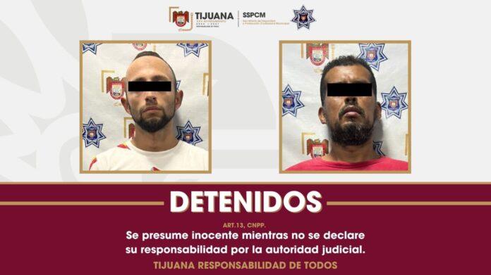 Detiene Policía Municipal a dos hombres con arma de fuego y más de 2 kilos de marihuana en Sánchez Taboada