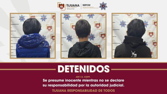 Detiene Policía Municipal a tres menores en posesión de droga