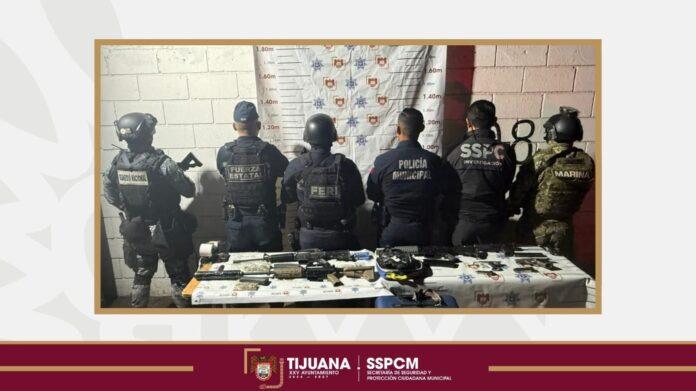 Asegura Policía Municipal arsenal tras denuncia ciudadana