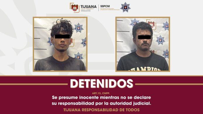 Asegura Policía Municipal a dos hombres por presunta privación ilegal de la libertad y robo de vehículo