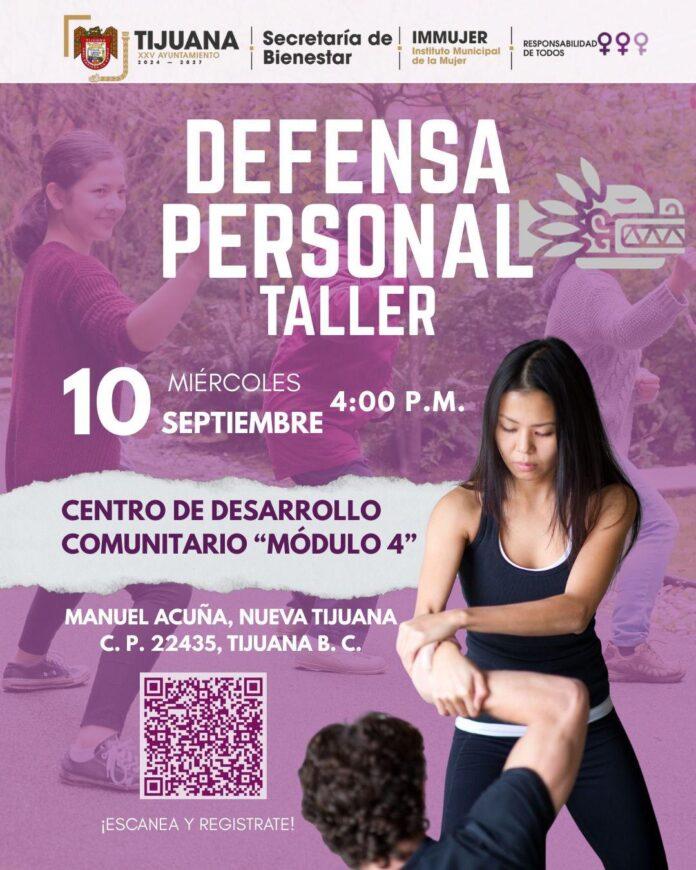 Prepara Gobierno Municipal taller de defensa personal para mujeres